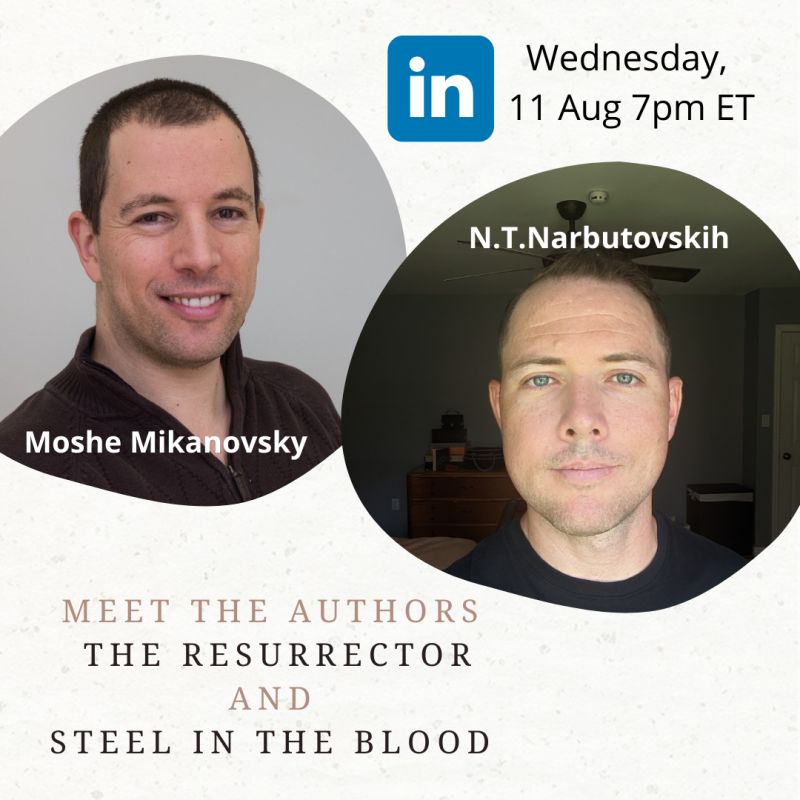 Live Podcast – Two Authors Chat with Nick Narbutovskih