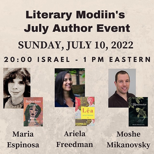 Register now to Literary Modiin July 2022 Authors Event